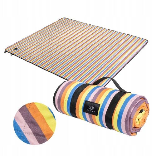 DUŻY Koc PIKNIKOWY turystyczny KADVA Rulo 140 x 170 cm PLAŻOWY na biwak na Arena.pl