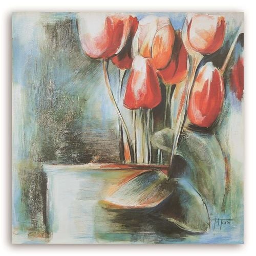 Deco Panel, Tulipany obraz 50x50 na Arena.pl