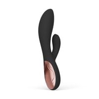 Wibrator króliczek z ruchem posuwistym Ina Thrust Black LELO