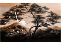 60CM 40CM ZEGAR OBRAZ SPOKOJNA NOC DRUK PŁÓTNO RAMA