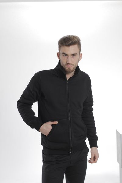 Bluza męska czarna Lesław Rozmiar - XXL zdjęcie 1