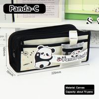 Piórnik Kawaii Panda biały