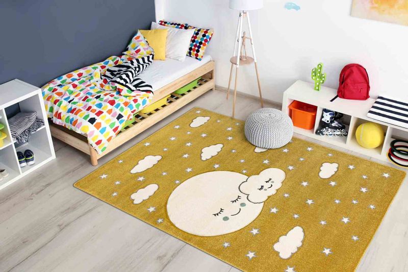 RUG/LU/TINIES/MOON/MUSTARD/140x190 zdjęcie 2