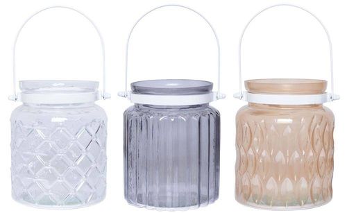 Lampion szklany display mix 3 kol na Arena.pl