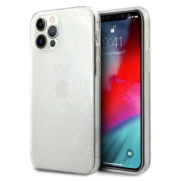 Etui Guess do iPhone 12, iPhone 12 Pro, Przezroczysty zdjęcie 1