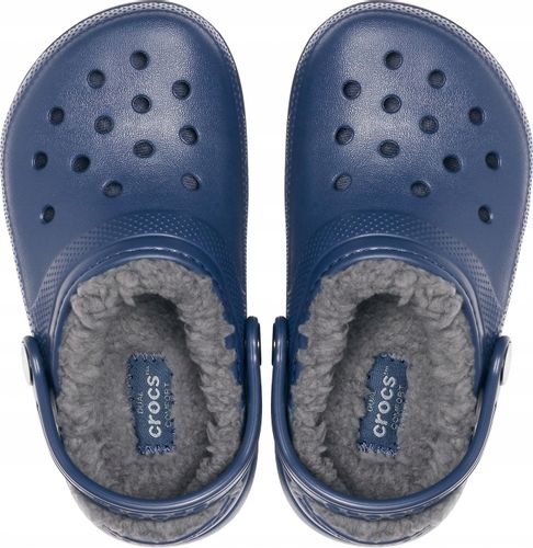 Dziecięce Ocieplane Buty Chodaki Crocs Classic Lined 203506 Clog 29-30 na Arena.pl