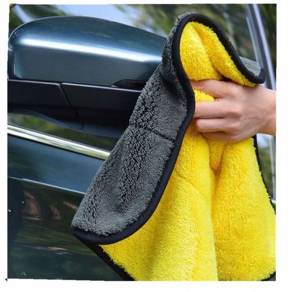 PUSZYSTY RĘCZNIK DO OSUSZANIA AUTA MIKROFIBRA 30*30 CM, 500gsm zdjęcie 4