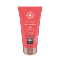 żel  shiatsu love lubricant edible strawberry