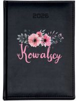 STYLOWY PREZENT Z NAZWISKIEM personalizowany kalendarz A4 2026 KSIĄŻKOWY