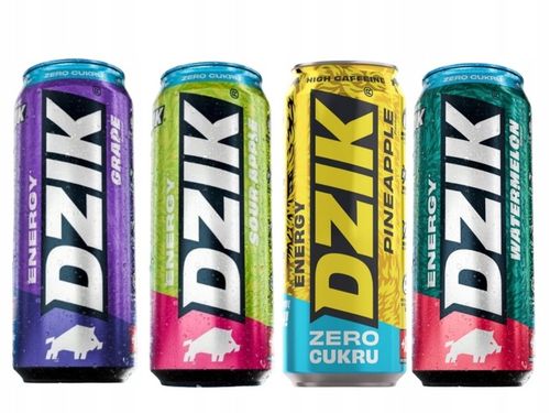 Napój energetyczny Wk Dzik Energetyk Grape 500 ml energy WKDZIK 12 szt zero na Arena.pl