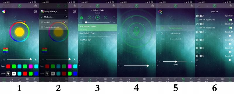 Taśma LED 30M RGB 5050 Bluetooth APLIKACJA ZESTAW zdjęcie 2