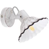 Ścienna LAMPA shabby JOWITA 54050-1 Globo ceramiczna OPRAWA kinkiet vintage