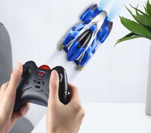 AUTO JEŻDŻĄCE PO ŚCIANACH I SUFICIE SAMOCHÓD LED ZDALNIE STEROWANY NA PILOT na Arena.pl