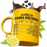 Złoty Kubek Premium Dla Aurelii Na Urodziny Na Prezent Z Nadrukiem Z Nadruk