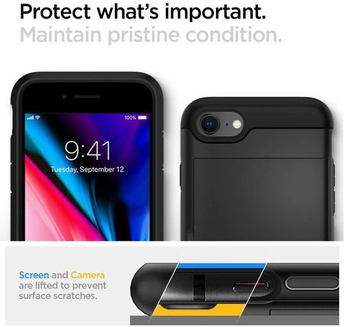 SPIGEN SLIM ARMOR CS IPHONE 7/8/SE 2020 BLACK na Arena.pl