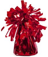 Ciężarek do balonów, foliowy, czerwony