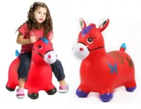 SKOCZEK GUMOWY DO SKAKANIA KOŃ MUZYKA EF.ŚWIETLNE