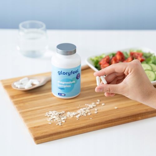 MAGNEZ KOMPLEKS FORTE - 180 tab związki premium 5 w 1 bisglicynian magnezu na Arena.pl