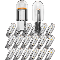 20X ŻARÓWKA LED W5W KRYSTALICZNA LEDOWA T10 SPHERE COB 360' WHITE ŻARÓWKI