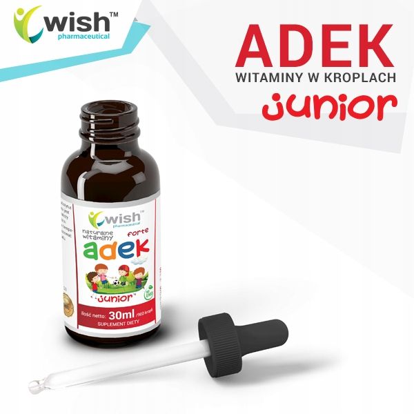 Witamina ADEK A D3 E K2 MK-7 Dla Dzieci 30ml zdjęcie 3