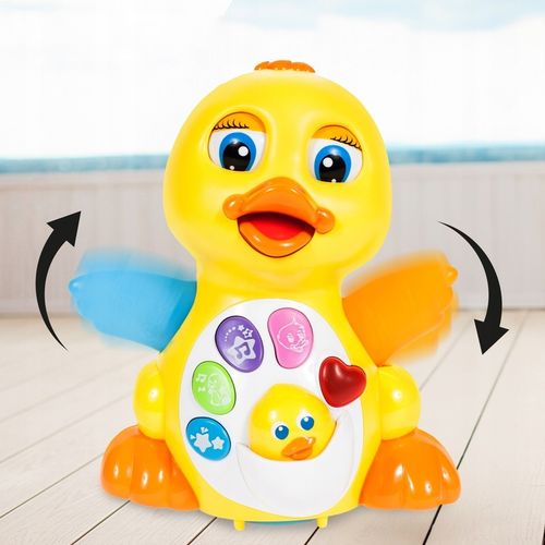 INTERAKTYWNA KACZUSZKA KACZKA GRA JEŹDZI MACHA SKRZYDEŁKAMI SERCE KWACZE na Arena.pl