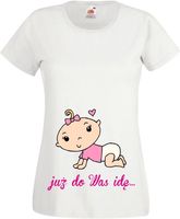 Koszulka z Nadrukiem CIĄŻOWA KOSZULKI CIĄŻOWE