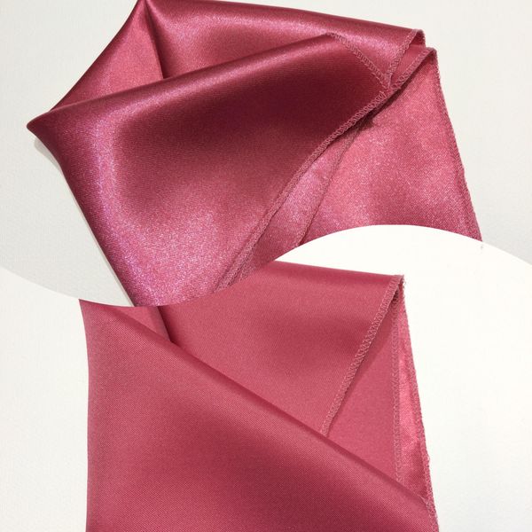 Poszetka satynowa koralowa zdjęcie 1