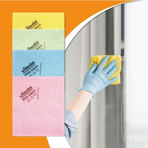 Ścierka Vileda PVA micro PROFESSIONAL magiczna ściereczka 38x35cm 4szt na Arena.pl