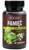 Skoczylas PAMIĘĆ miłorząb BAKOPA L-TEANINA 60 kaps