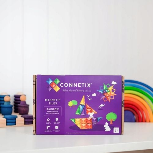 CONNETIX KLOCKI MAGNETYCZNE RAINBOW STARTER PACK 60 SZT na Arena.pl