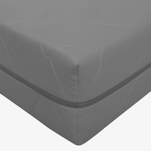 Pokrowiec na materac pikowany grafit szary zamek 140x200 MIKROFIBRA na Arena.pl