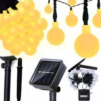 Girlanda Solarna Ogrodowa Lampki Solarne TSG-406 Żarówka na Balkon 6,5m