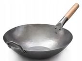 Craft Wok Płaski 35 cm Stal Węglowa 731W316