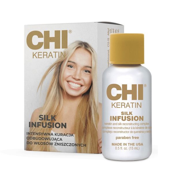 CHI Olejek do włosów KERATIN Silk Infusion - 15ml zdjęcie 1