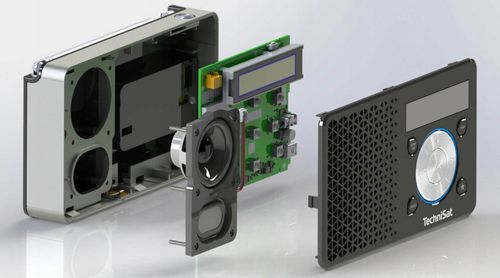 Radio sieciowo-bateryjne DAB FM TechniSat DigitRadio 1 Pomarańczowo-srebrny na Arena.pl