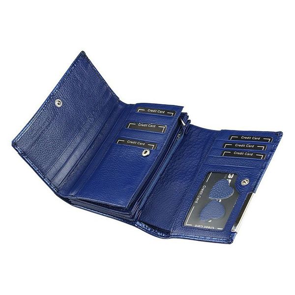 Portfel damski skórzany PELLUCCI GF112 Czerwony zdjęcie 5