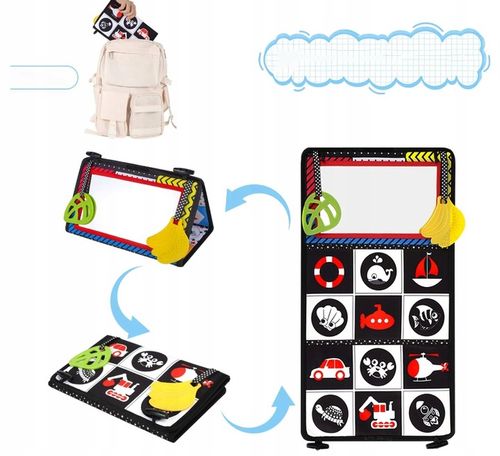 ZABAWKA SENSORYCZNA SKŁADANA Z LUSTERKIEM DLA DZIECI Wersja cyfrowa na Arena.pl