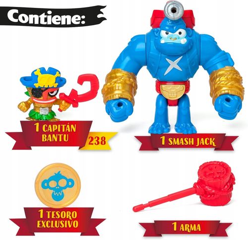 PIRATIX Crazy Jungle Niebieski Goryl Smash Jack na Arena.pl