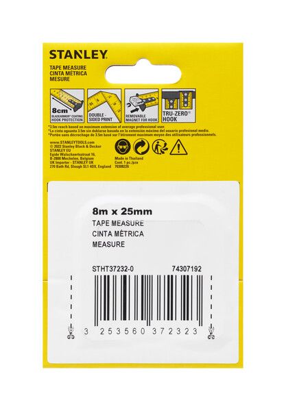 MIARA STANLEY CONTROL LOCK 8M*25MM - S/37-232-0 zdjęcie 5