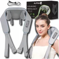 MASAŻER DO SZYI KARKU CIAŁA PLECÓW PODGRZEWANY KOŁNIERZ PAS MASUJĄCY ALPHA