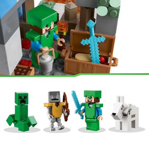 LEGO Minecraft 21243 Ośnieżone szczyty na Arena.pl