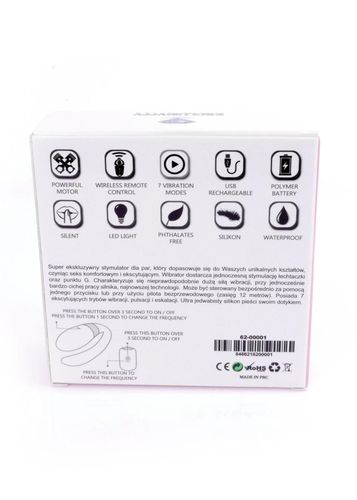 stymulator-v-vibe pink usb 7 function / remote control na Arena.pl