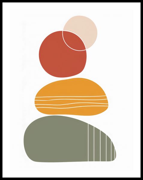 Plakat 50x65cm Formy w Równowadze zdjęcie 3