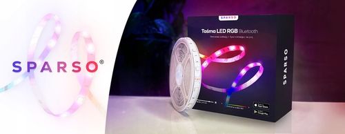 TAŚMA LED RGB 5M LEDY 230V 12V z PILOTEM Bardzo mocna ZESTAW + na Arena.pl