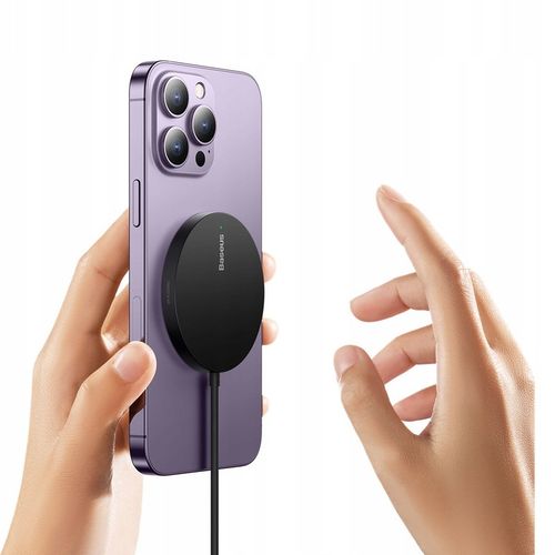 Baseus ładowarka indukcyjna Simple Mini 3 15W MagSafe iphone kabel USB-C na Arena.pl