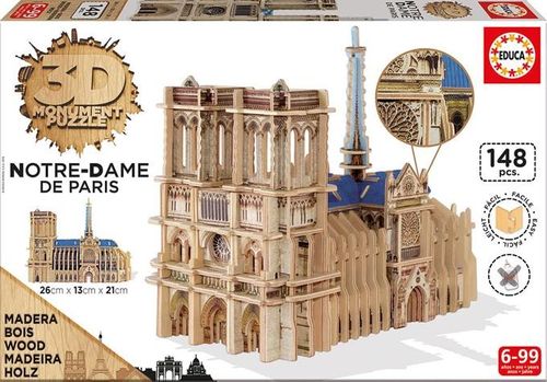 Educa Puzzle 3D Monument Notre-Dame 148 el. na Arena.pl