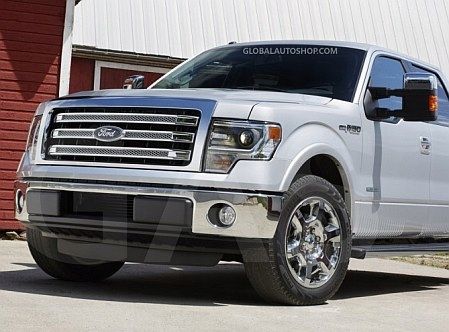 Ford F-150 - Chromowane Listwy Grill Chrom Atrapy Zderzaka Tuning zdjęcie 4