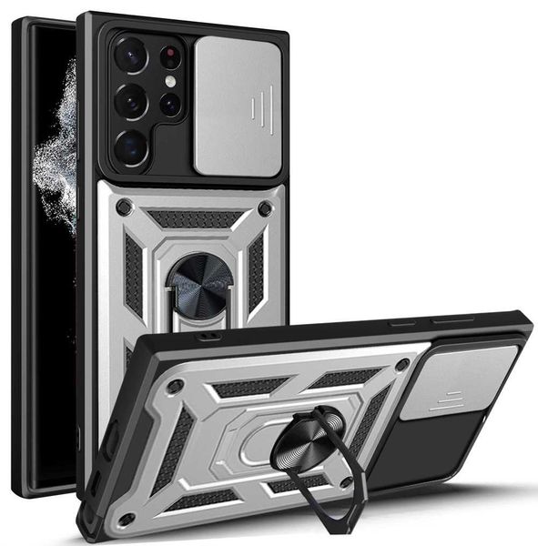 Spacecase Camring Galaxy S22 Ultra Silver zdjęcie 5