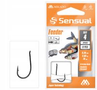 Haczyki z przyponem Mikado Feeder 70cm Nr10