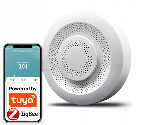 Czujnik Jakości Powietrza Temperatury Detektor CO2 LZO Tuya Zigbee na Arena.pl